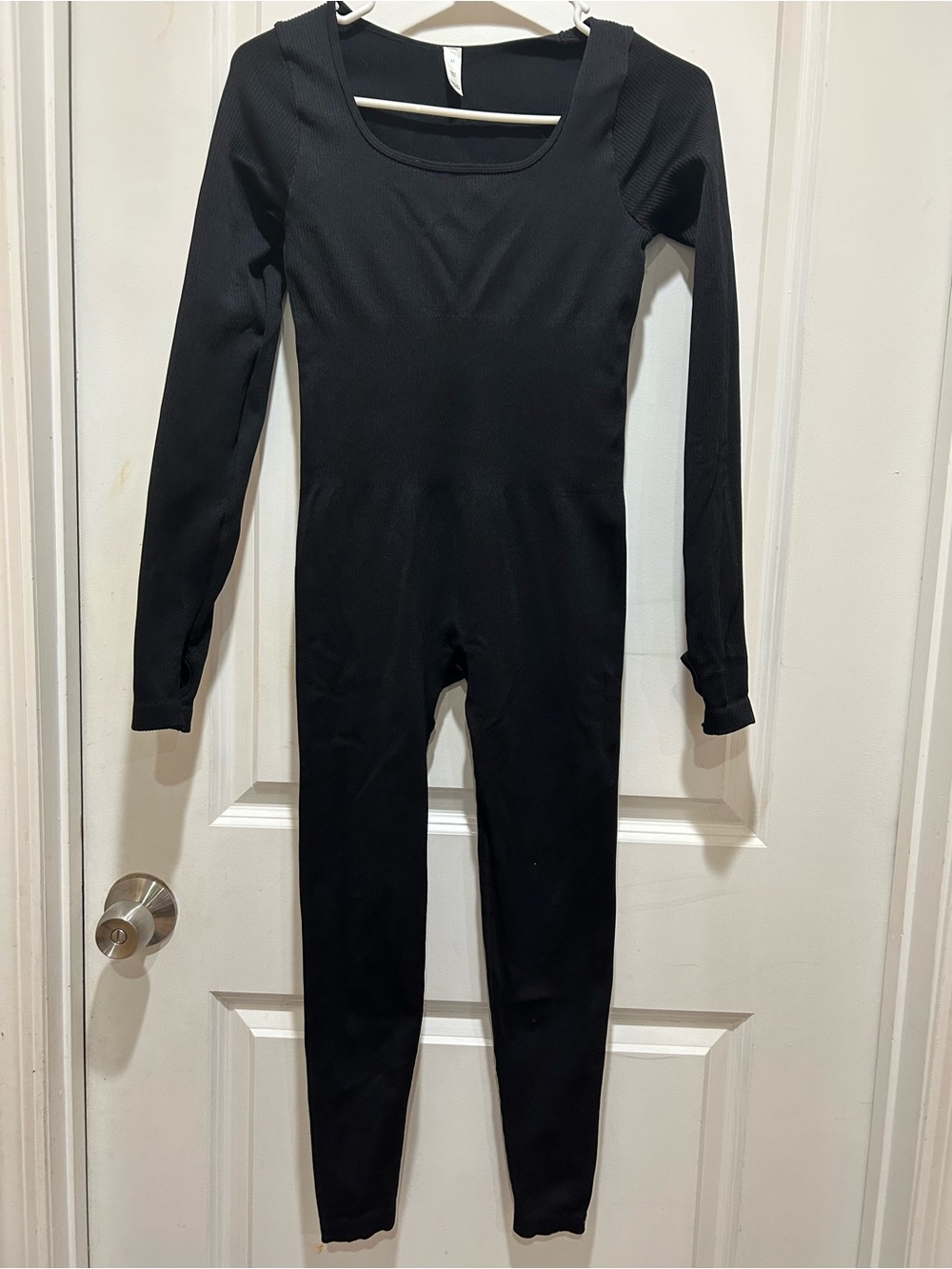 Kids Black Long-Sleeve One-Piece Romper